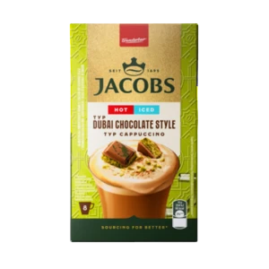 Jacobs Dubai Chocolate Style Cappucino rozpuszczalny napój kawowy 8x15g