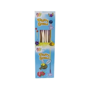 Sweet'nFun Fruity Straws Owocowy cukierek w proszku 12 g
