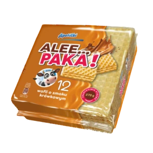 Apetilki Wafle przekładane krówkowe 270 g