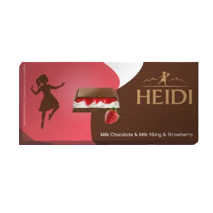 Heidi Multi layer Strawberry & Milk Filling 85g