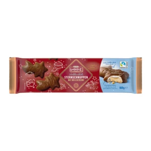 Lambertz Gwiazdy z kremem mlecznym w mlecznej czekoladzie 160g