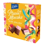 E.Wedel Ptasie mleczko miód-malina w czekoladzie deserowej 340g