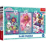 Trefl Puzzle 3x80 mix
