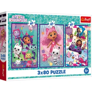 Trefl Puzzle 3x80 mix