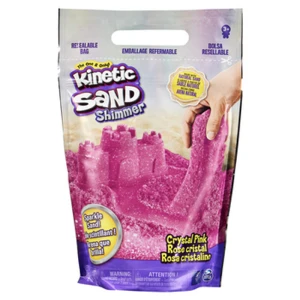 Kinetic Sand - Piasek Błyszczący Różowy (0.9 kg)