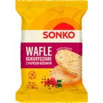 SONKO Wafle kukurydziane z pieprzem różowym 35g