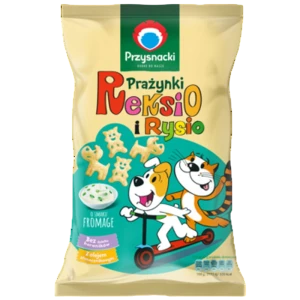 Prażynki Reksio i Rysio o smaku fromage 90 g