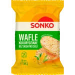 SONKO Wafle kukurydziane bez dodatku soli 35g