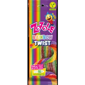 Żelki zozole rainbow twist 75g Mieszko