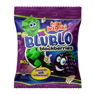 Żelki BLUBLO Jeżynki 80 g