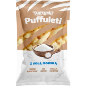 Tygryski Puffuleti z solą morską 85 g