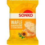 SONKO Wafle kukurydziane ze słonecznikiem 35g