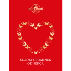 Kopernik Bombonierka Słodki Upominek bordowa 325g Walentynki