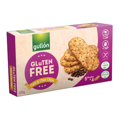 Gullón Bezglutenowe ciasteczka z kawałkami czekolady 220 g 1775832042475-br772g.png