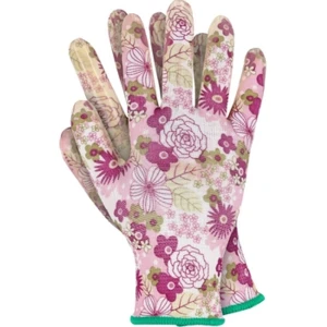 Rękawice ogrodowe w kwiaty rozm. M