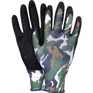 Rękawice ogrodowe moro guma rozm. M