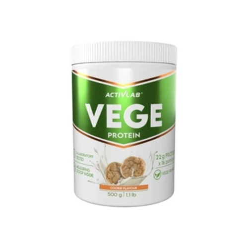 ACTIVLAB Vege Protein Smak ciasteczkowy (słój 500 g) Suplement diety 1775832388795-rb26dv.png