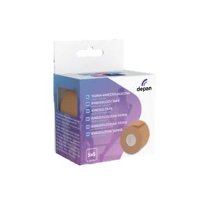 Taśma kinezjologiczna 5cmx5m, beżowa, Depan