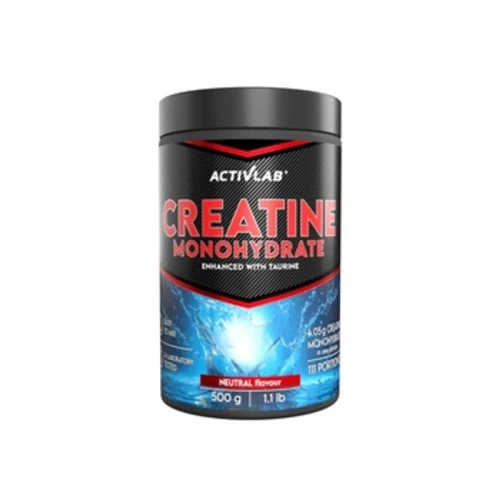 ACTIVLAB Creatine Monohydrate Smak neutralny (słój 500 g). Suplement diety. 1775832613141-obr89.png