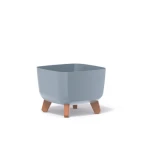 Doniczka Prosperplast Gracia Square 24cm, jasny szary