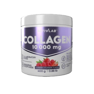 ACTIVLAB Collagen 10 000 mg Smak malina - truskawka (słój 400 g) Suplement diety.