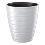Doniczka Prosperplast Maze śr. 40 cm, biała