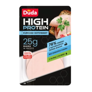 Kurczak gotowany 100 g plastry High Protein Duda