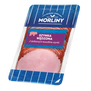 Szynka wędzona plastry 400 g Morliny