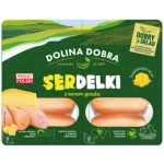 Serdelki z serem gouda 200 g Dolina Dobra