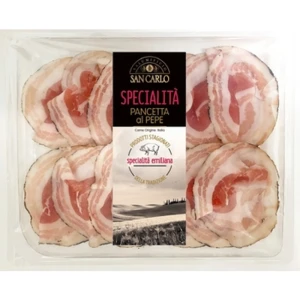 Pancetta z pieprzem plastry 100g San Carlo