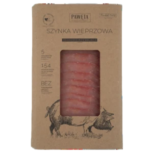 Pawęta Szynka wieprzowa dojrzewająca plastry 65 g