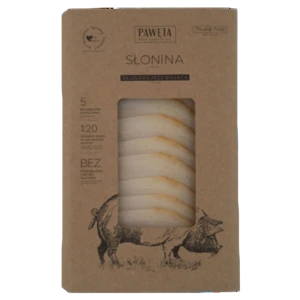 Pawęta Słonina wieprzowa dojrzewająca plastry 65 g