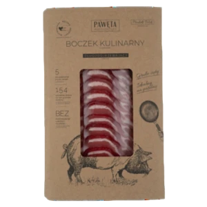 Pawęta Boczek wieprzowy dojrzewający plastry 65 g