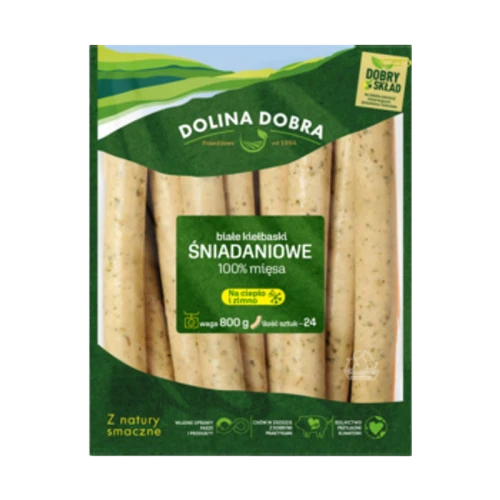 Białe kiełbaski śniadaniowe 800 g Dolina Dobra image-editor%2Fzip-import%2F1776698382077-1107-bc7593e566a6.png