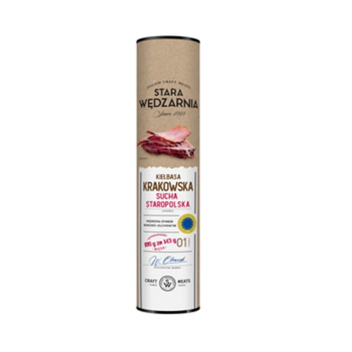 Kiełbasa krakowska sucha staropolska 320 g tuba Stara Wędzarnia 1775833259252-co6au.png