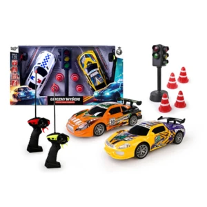 Zestaw 2 aut zdalnie sterowanych - pościg policyjny TOYS FOR BOYS