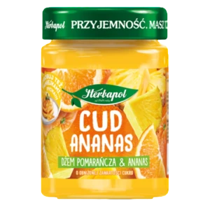 Herbapol dżem Cud ananas - pomarańcza & ananas 280 g