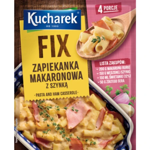Kucharek FIX Zapiekanka makaronowa z szynką 35g 1775827137964-bm3az.png