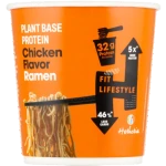 Danie błyskawiczne wysokobiałkowe z makaronem ramen o smaku kurczaka 62g