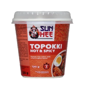 Sun Hee danie instant topokki hot& spicy 120g