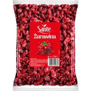 SANTE Żurawina Suszona Cięta 1kg