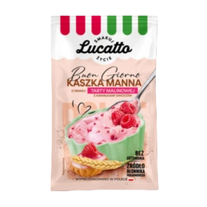 Kasza manna tarta malinowa Lucatto 48g