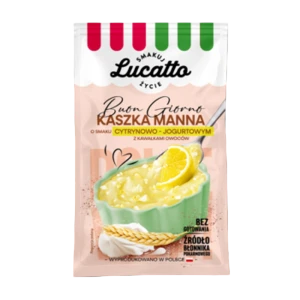 Kasza manna jogurt cytryna Lucatto 48g