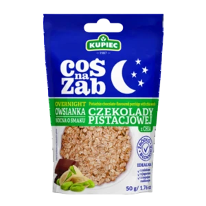 Kupiec Owsianka nocna o smaku czekolady pistacjowej z chia 50G