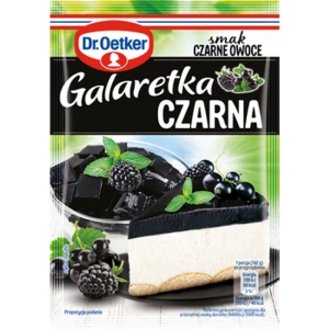 Dr. Oetker galaretka czarna smak czarne owoce 70 g
