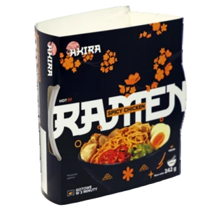 Akira zupa instant ramen bowl chicken fire 242g