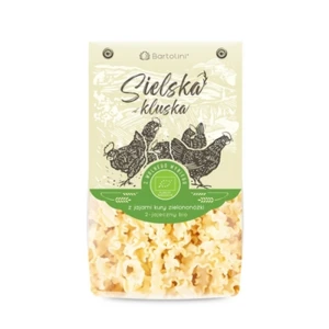 Makaron Bartolini ekologiczny durum 2 jajeczny z jajami od kur zielononóżek fala 250g
