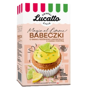 Babeczki Limoncello z lukrem i posypką Lucatto 310g