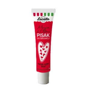 Pisak dekoracyjny czerwony Lucatto 20g