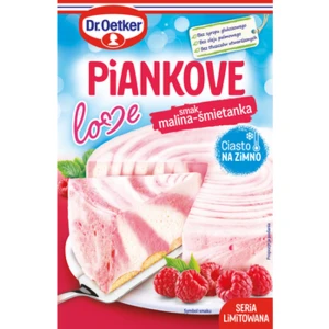 Dr. Oetker Piankove Love malina-śmietanka 160g